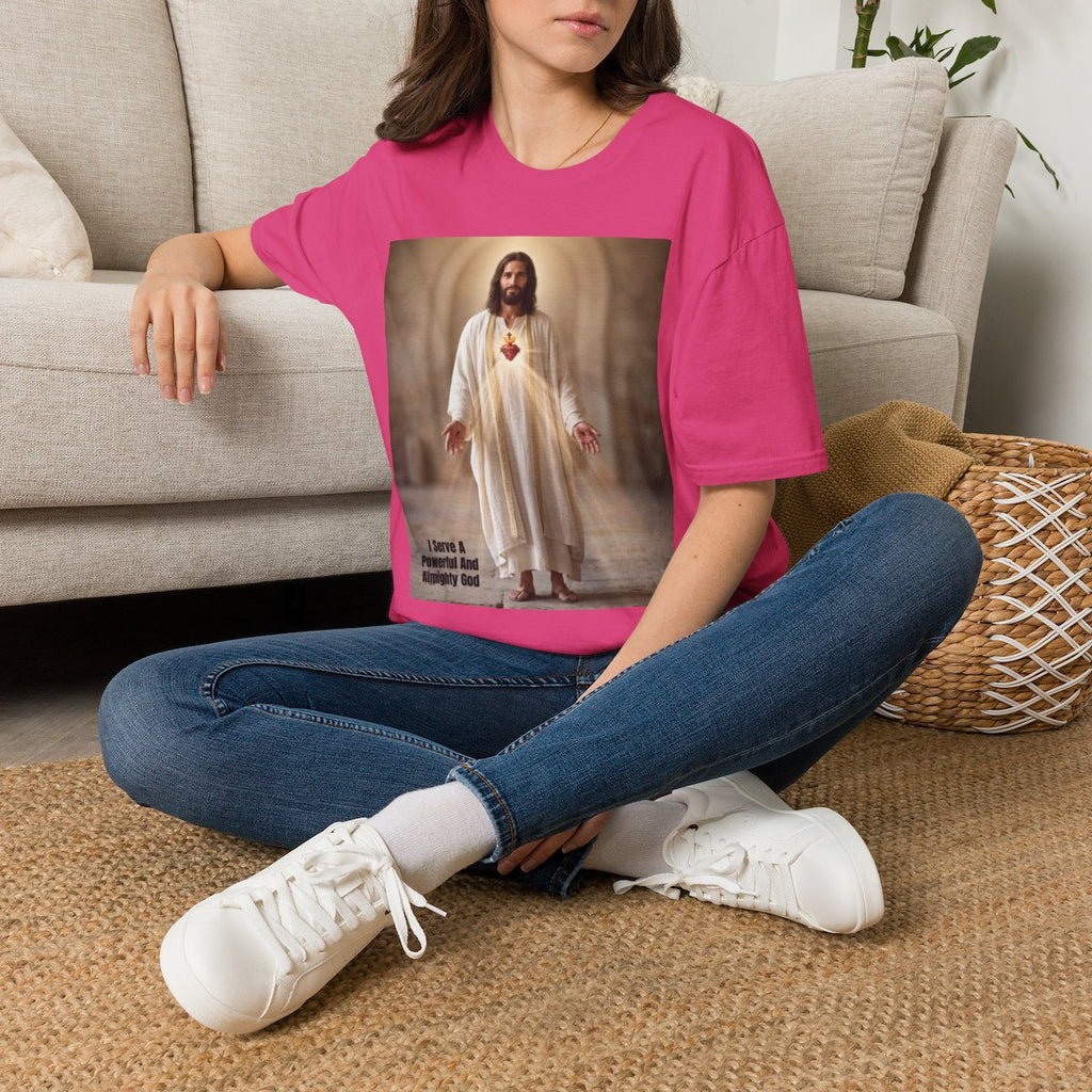 "I Serve A Powerful And Almighty God" Graphic Tee